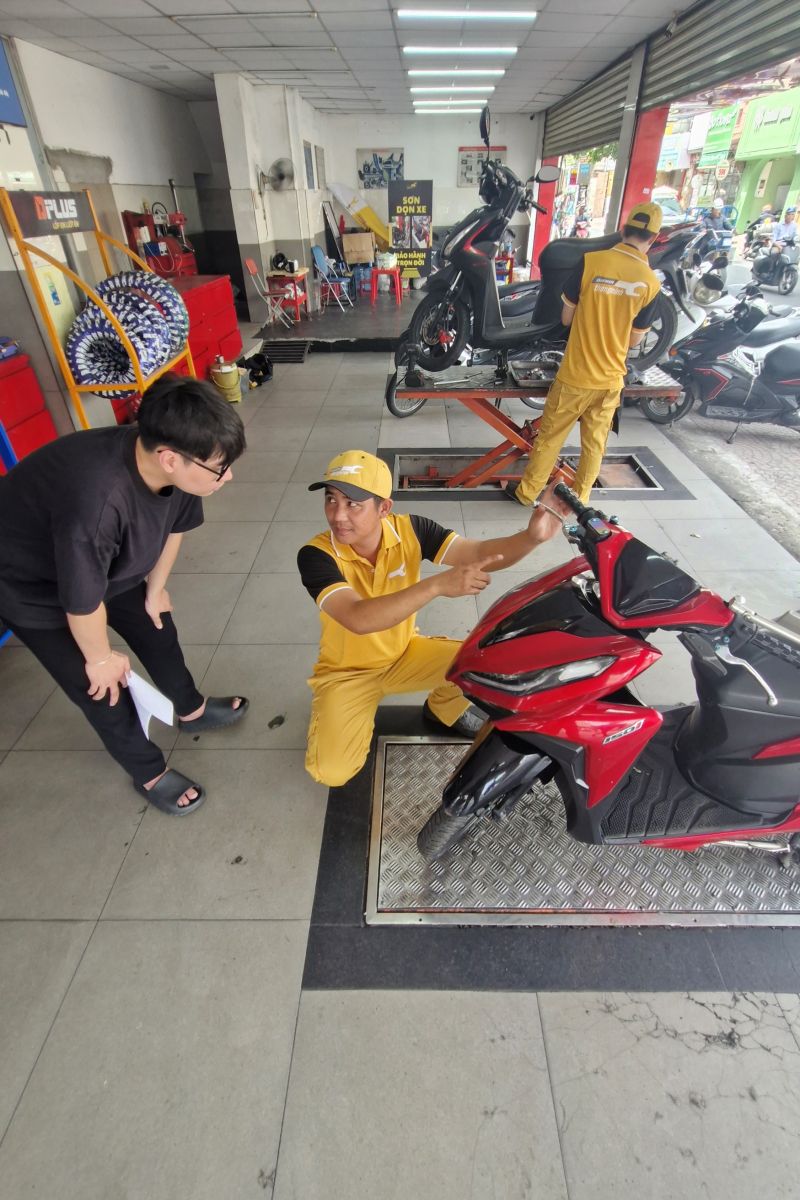 Bảo dưỡng xe máy Honda chuyên nghiệp